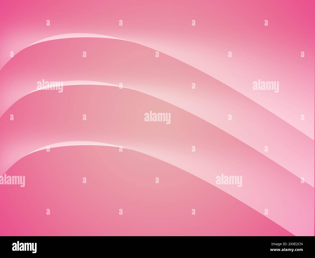 Abstrakte Hintergrundtextur mit rosafarbenem Farbverlauf und Kurven oder Wellenmuster wird für Design als Banner, Vorlage, Anzeigen und Präsentationskonzept verwendet. Stockfoto