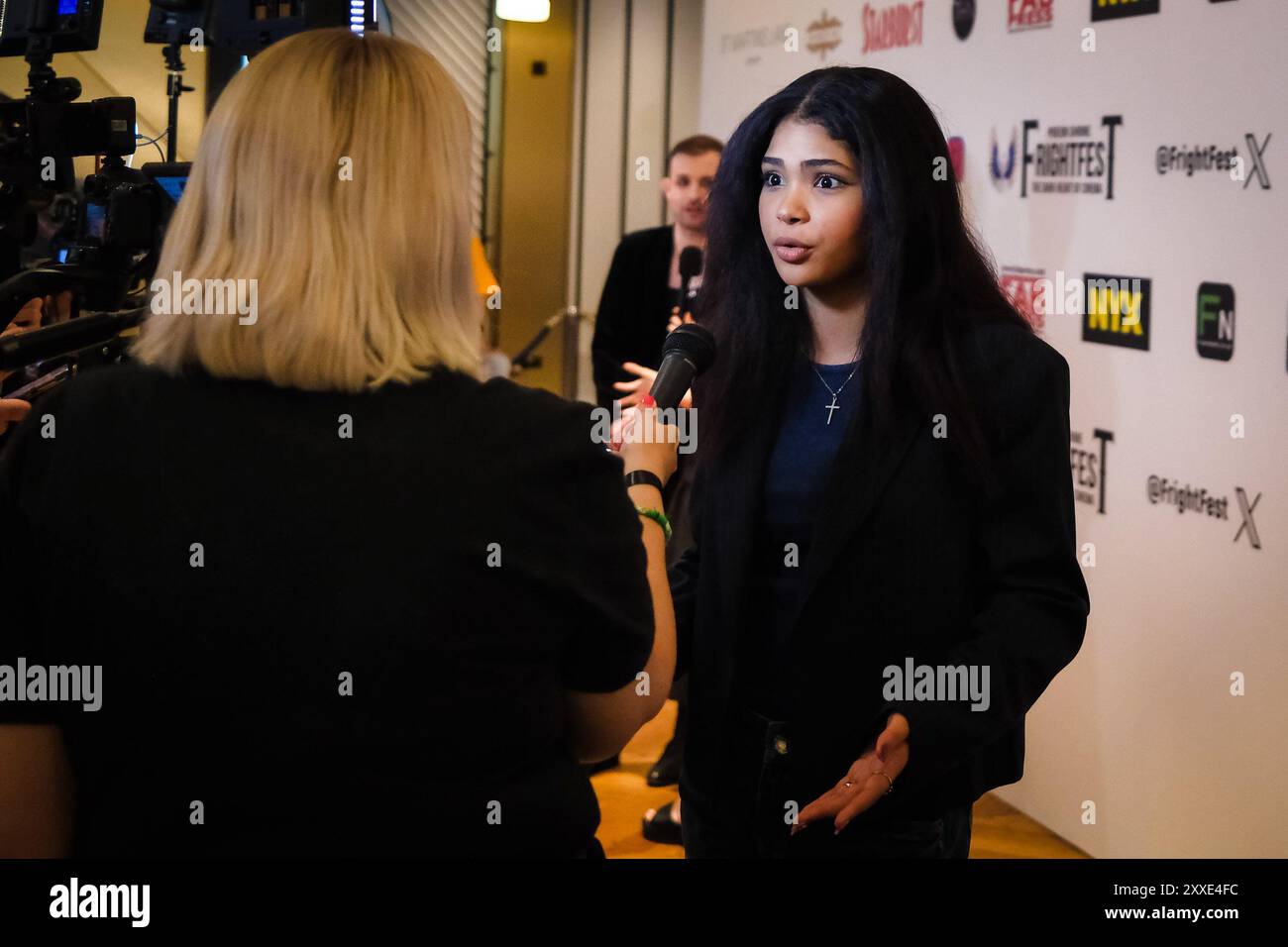 London, Großbritannien. August 2024. Atmosphäre wurde während des Frightfest 2024 während des Frightfest 2024, der 25. Ausgabe des Horrorfilmfestivals, fotografiert. Foto von Julie Edwards./Alamy Live News Stockfoto