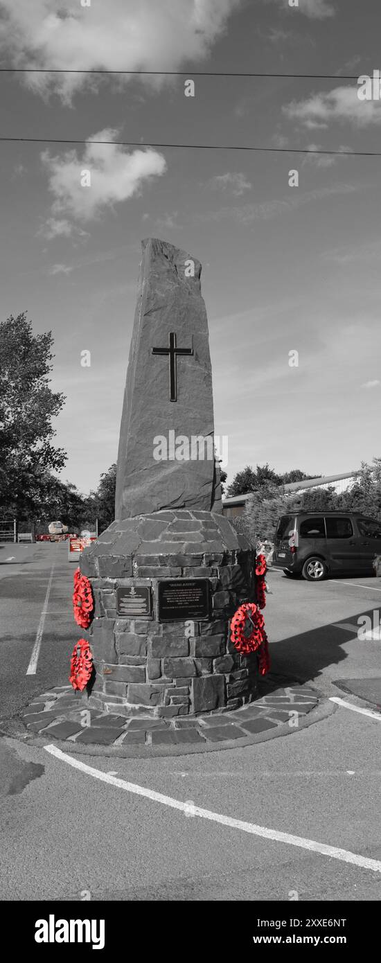 Rough Justice war Memorial in Eden Camp, Malton, England, Großbritannien Stockfoto