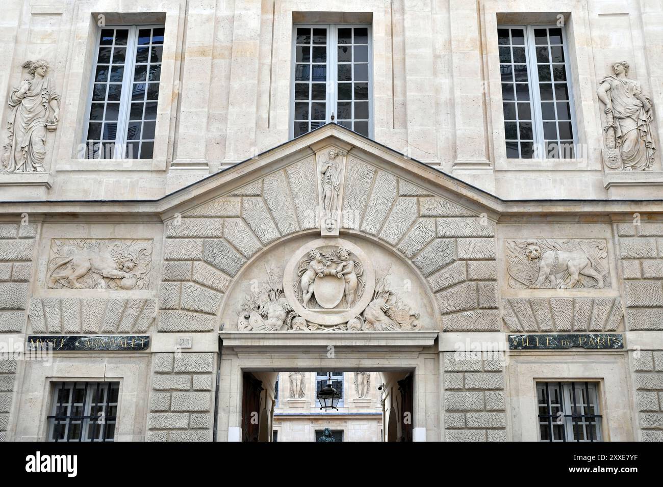 Musée Carnavalet von Paris - Frankreich Stockfoto