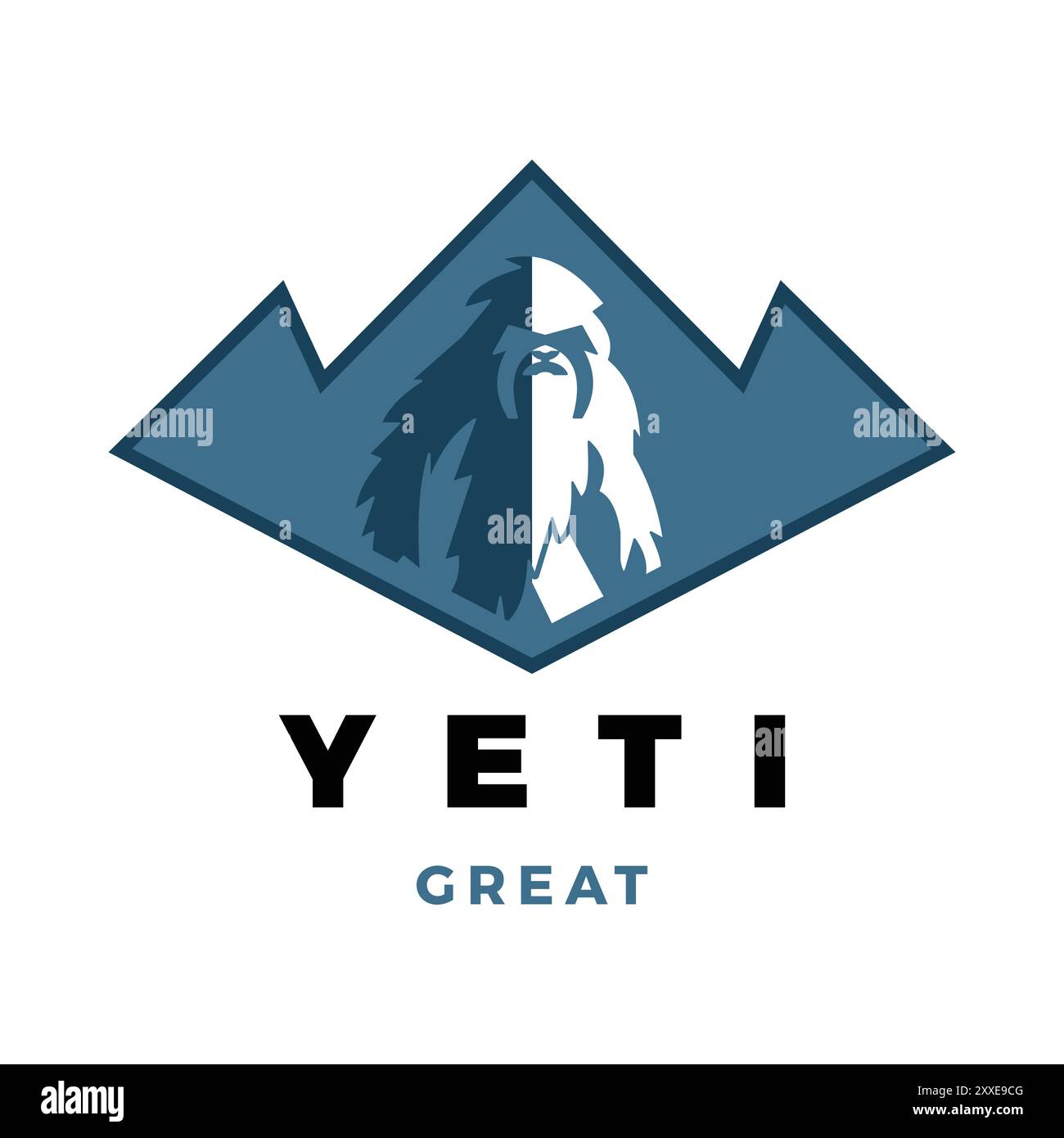 Designvorlage Für Yeti Icon Logo Stock Vektor