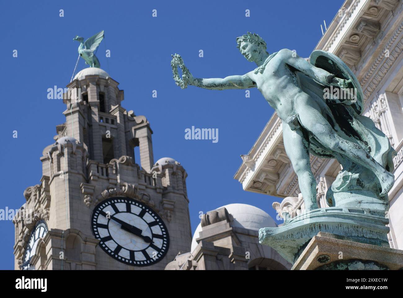 Blick Auf Die Hafenpromenade Von Liverpool 2011 Stockfoto