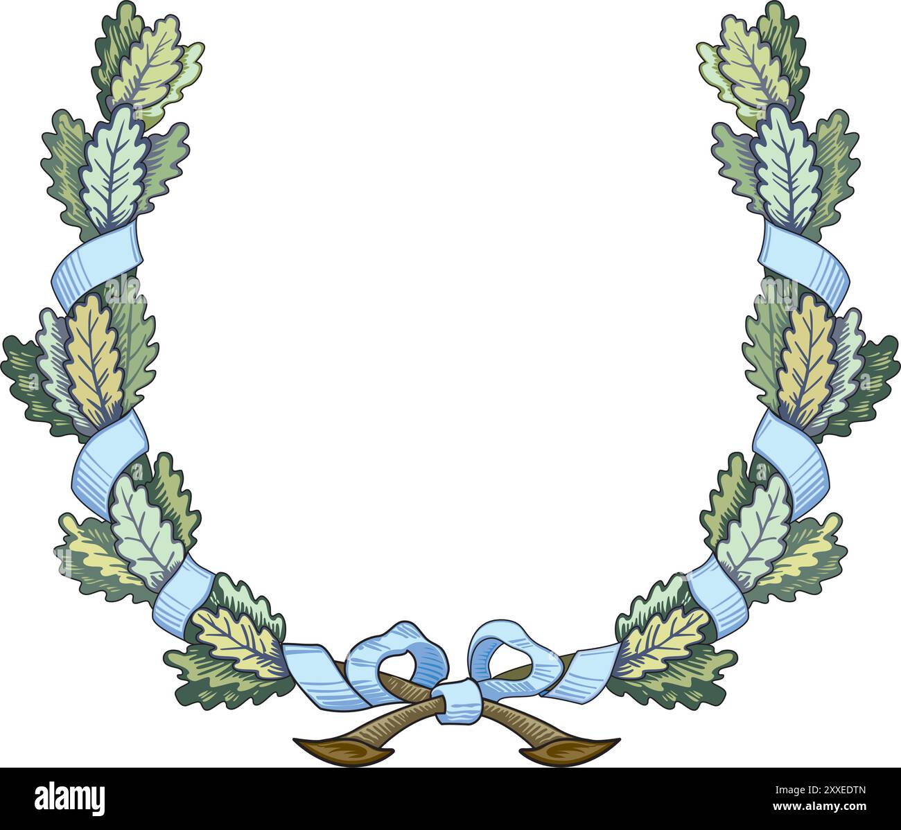 Handgezeichneter Blumenrahmen. Eleganter Vintage-Kranz. Logo-Vorlage. Vektor-Illustration botanische Dekorationselemente für Etikett, Branding Business ID Stock Vektor