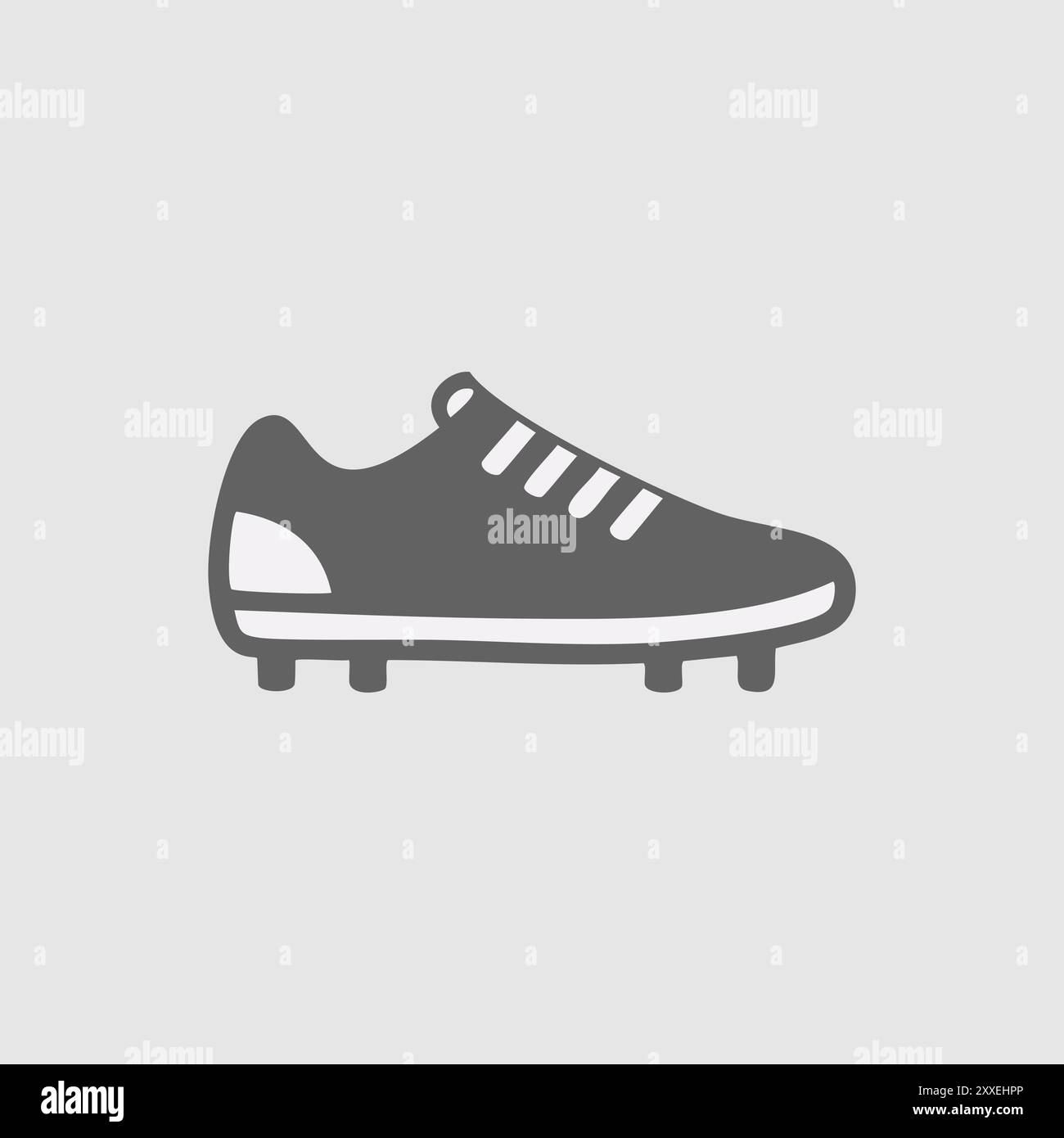 Fußballschuhe Symbol. Einfache Illustration eines Fußballschuhs, perfekt für Website-Design oder mobile Apps. Stock Vektor