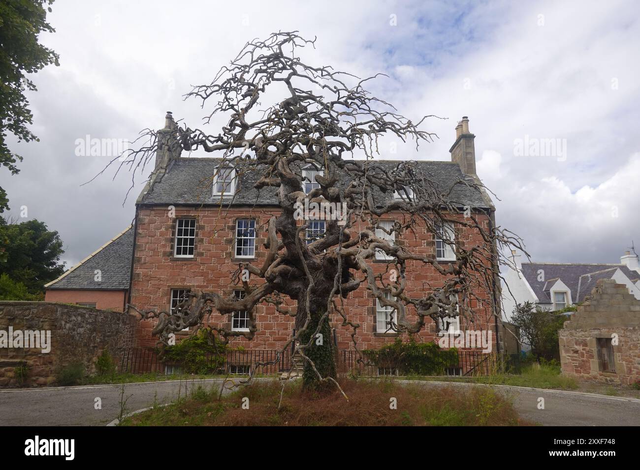 Forsyth House, High Street, Baujahr 1774, Cromarty, Black Isle, Scottish Highlands, Schottland Großbritannien Stockfoto