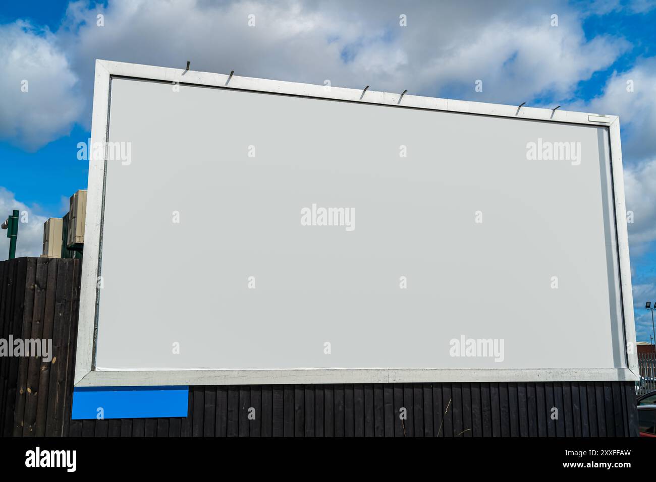 Ein leeres Plakat, auf dem Sie Ihr eigenes Bild hinzufügen können Stockfoto