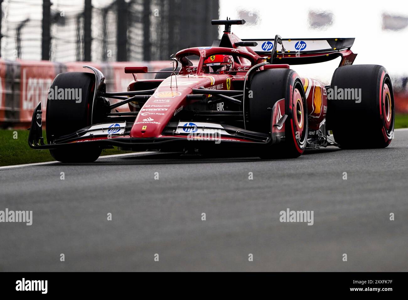 Zandvoort, Niederlande. August 2024. ZANDVOORT, NIEDERLANDE - 24. AUGUST: Charles Leclerc von Ferrari trat am 24. August 2024 in Zandvoort in der Qualifikation an. (Foto von Andre Weening/Orange Pictures) Credit: dpa/Alamy Live News Stockfoto