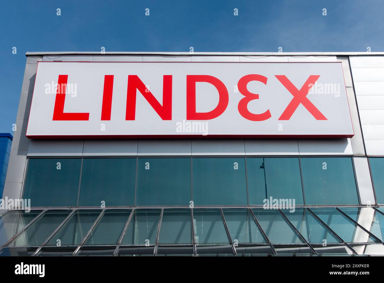 Signieren Sie das Lindex-Logo Stockfoto
