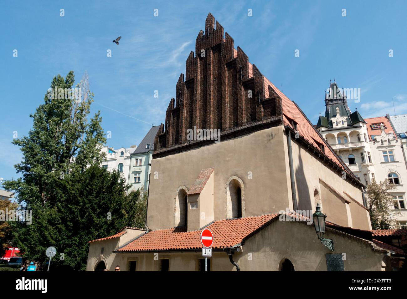 Altneusynagoge Prager Synagoge Tschechische Republik Stockfoto
