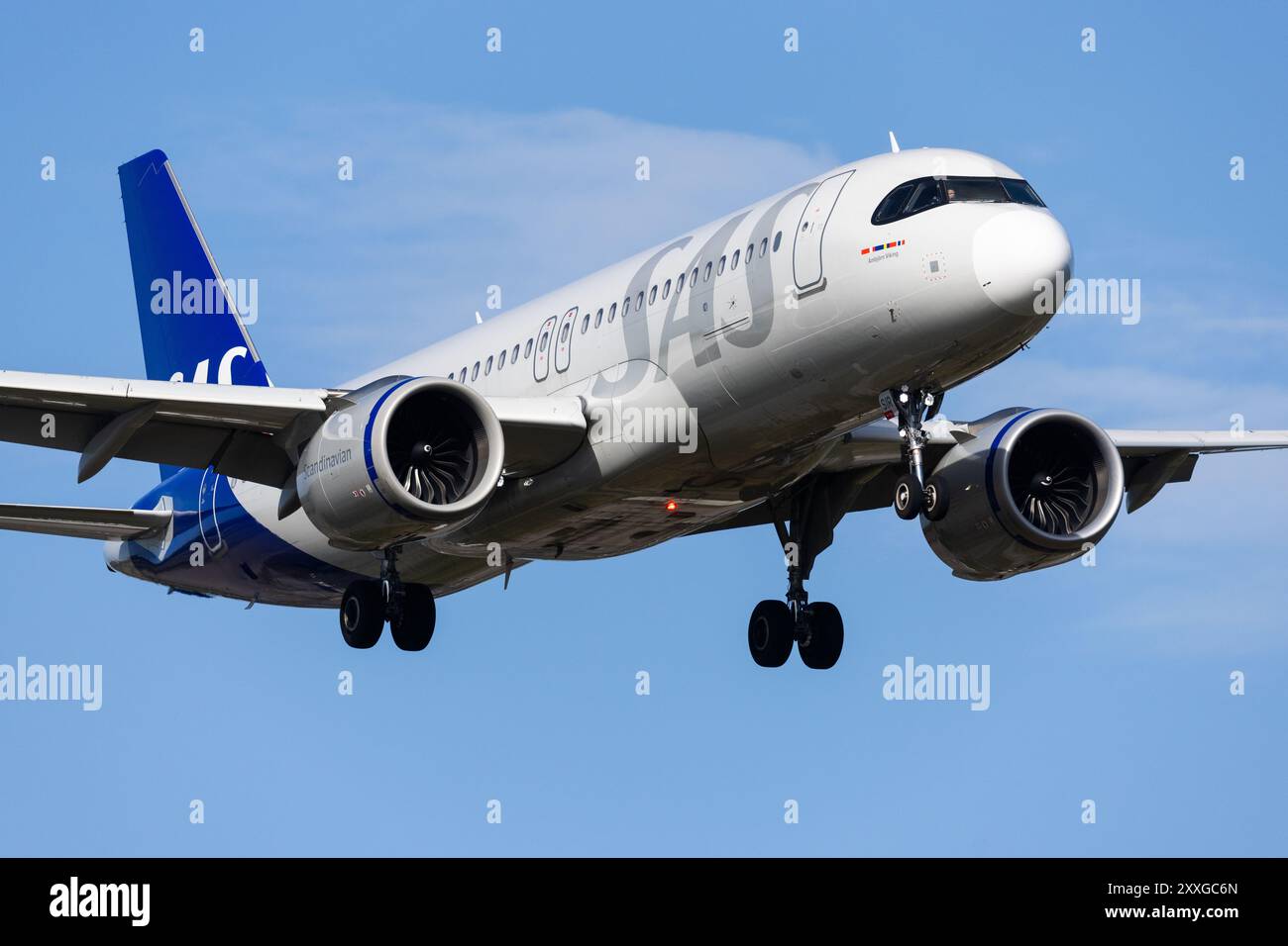 Flughafen Arlanda, nördlich von Stockholm, Schweden, samstags. Stockfoto