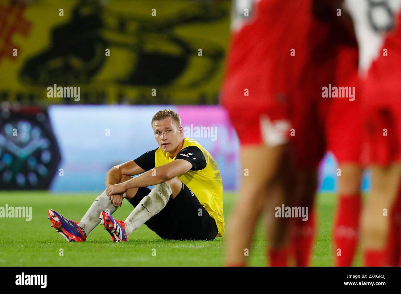 BREDA - Boy Kemper von NAC Breda ist enttäuscht während des niederländischen Eredivisie-Spiels zwischen NAC Breda und FC Utrecht im Rat Verlegh Stadium am 24. August 2024 in Breda. ANP BART STOUTJESDIJK Stockfoto