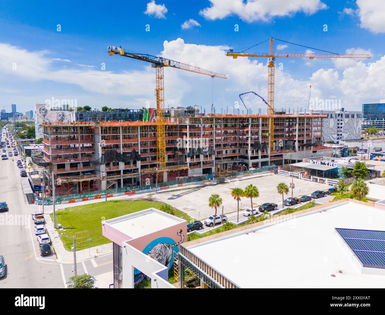 Miami, FL, USA - 22. August 2024: Stockfoto