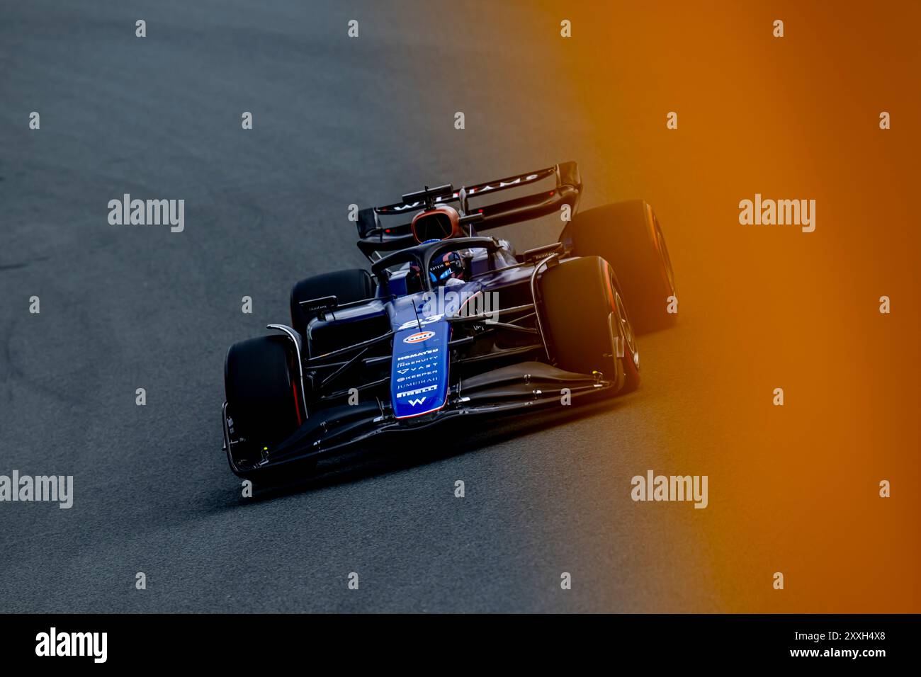 Zandvoort, Niederlande, 24. August, Alex Albon, aus Thailand, tritt für Williams Racing an. Qualifying, Runde 15 der Formel-1-Meisterschaft 2024. Quelle: Michael Potts/Alamy Live News Stockfoto