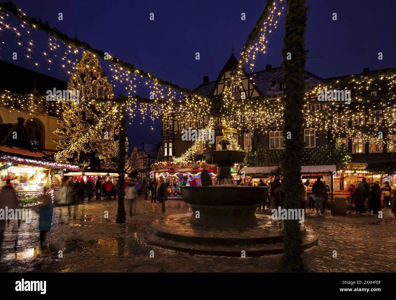 Weihnachtsmarkt Goslar, weihnachtsmarkt Goslar 01 Stockfoto