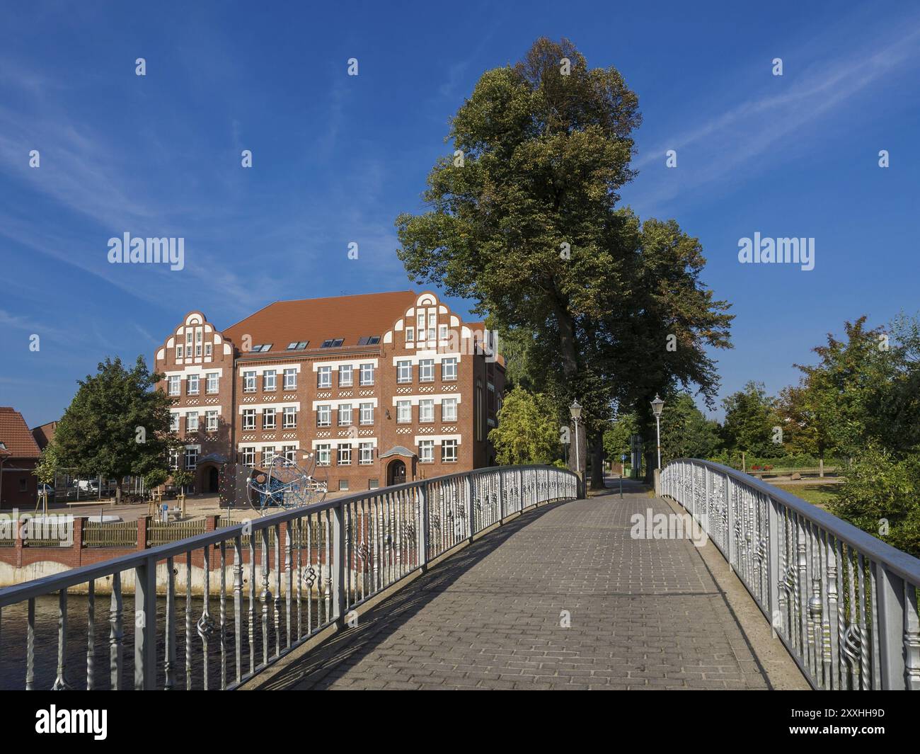 Die Stadt Perleberg im Land Brandenburg Stockfoto