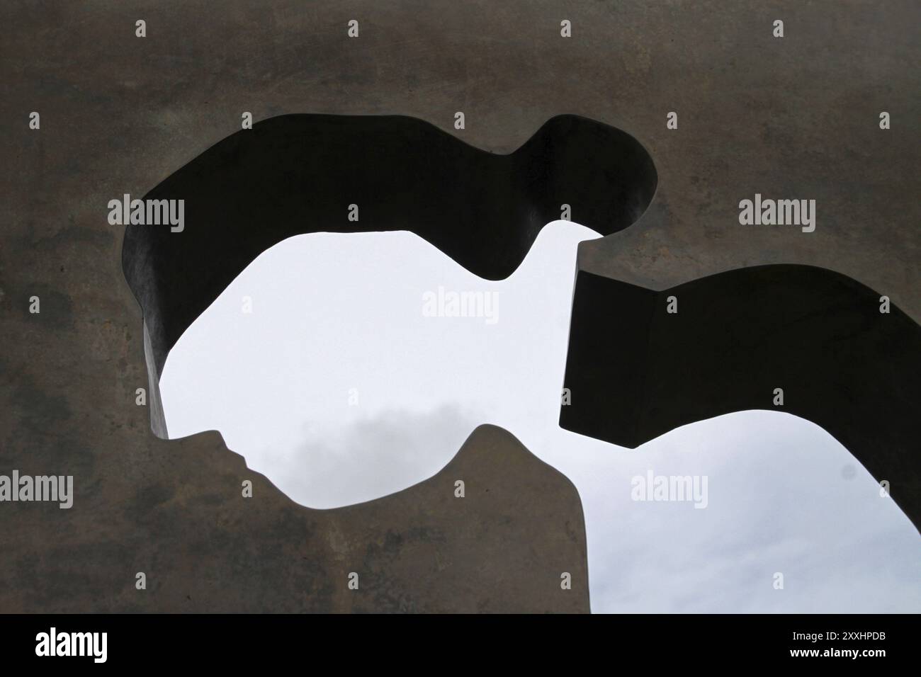 Kunstwerk Alter in Bad Pyrmont Stockfoto