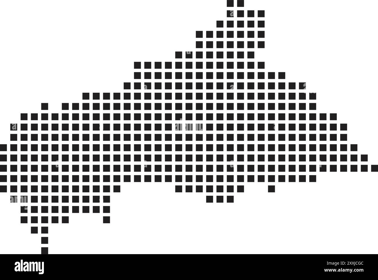 Zentralafrikanische Republik Land Symbol Karte Illustration Design Stock Vektor