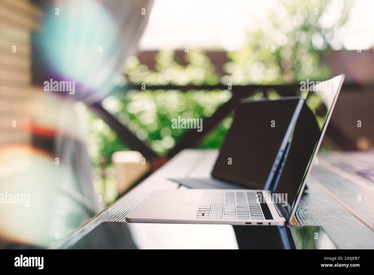 Das Konzept der Entwicklung digitaler Softwaretechnologien. Planung der Prototypenentwicklung der Anwendung. Stockfoto