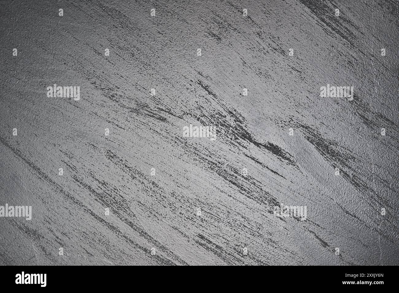 Sapphire Metallic Sahara Wandbeschichtung mit strukturiertem Farbmuster grau-schwarze dekorative Beschichtung Stockfoto