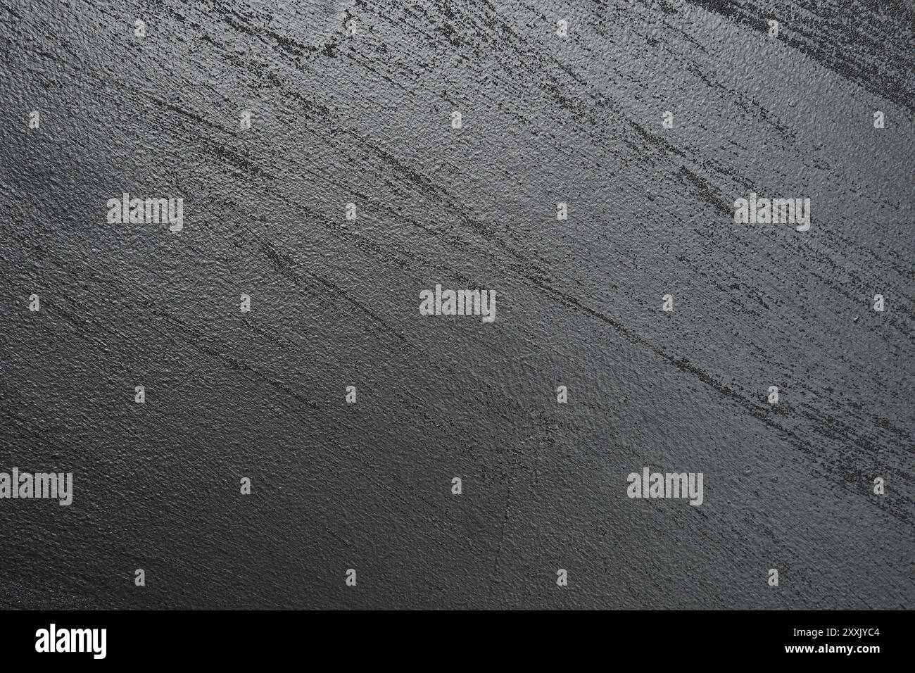 Sapphire Metallic Sahara Wandbeschichtung mit strukturiertem Farbmuster grau-schwarze dekorative Beschichtung Stockfoto