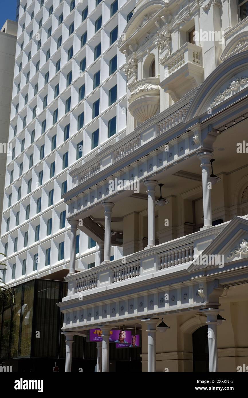 Perth, Western Australia, His Majesty's Theatre und seine edwardianische Barockfassade in Hay St. Stockfoto