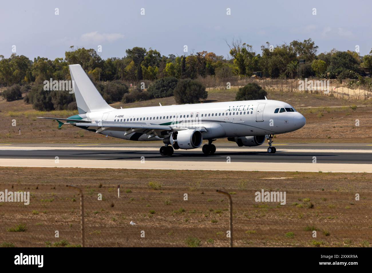 Amelia Airbus A320-214 (REG: F-HDRE) aus Paris. Stockfoto