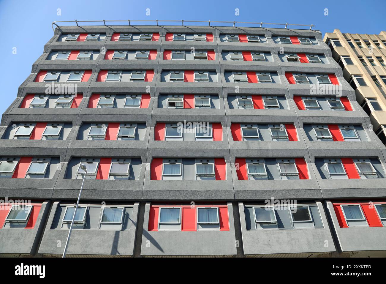 Studentenunterkunft in der Corporation Street im ehemaligen AUEW-Büro in Coventry Stockfoto