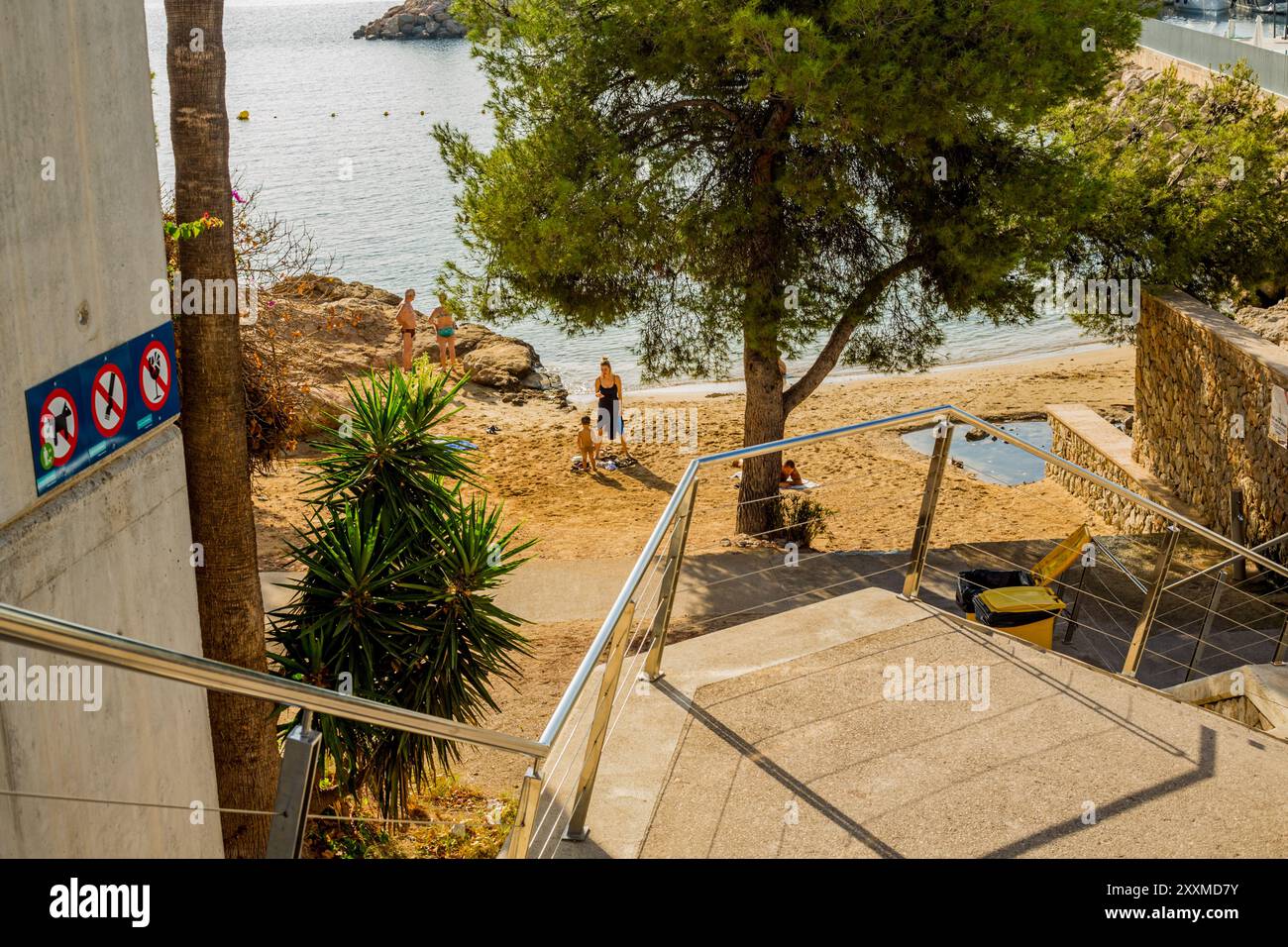 Treppe in Sant Augusti, Mallorca Stockfoto