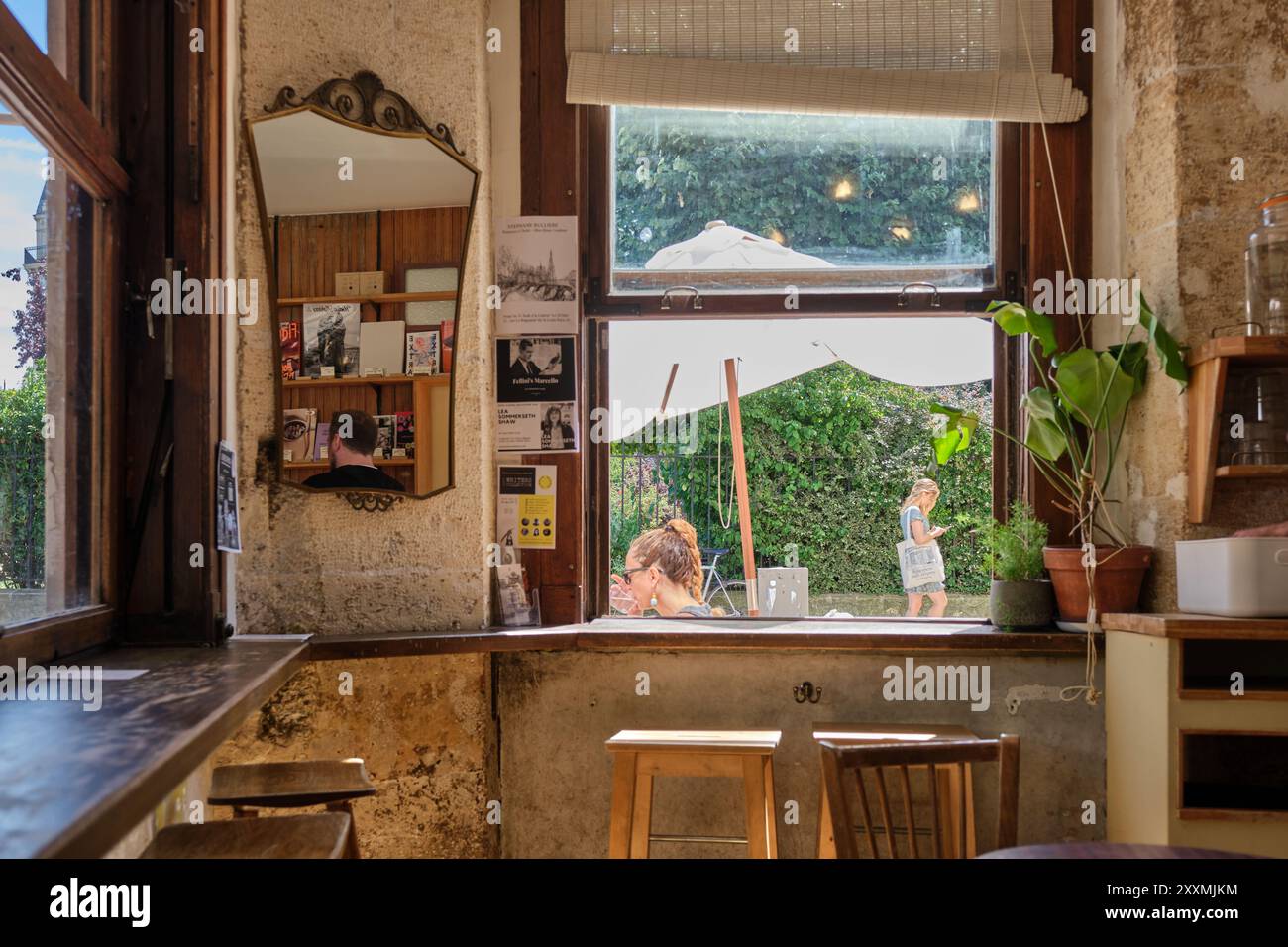 Shakespeare & Company Café, Paris Stockfoto