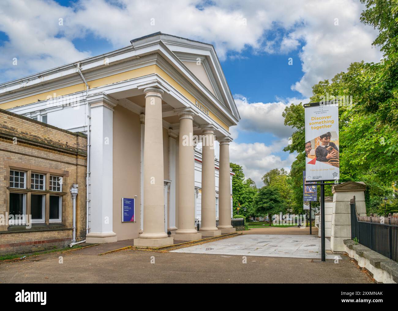 Leicester Museum and Art Gallery, Leicester, Leicestershire, England, Großbritannien Stockfoto
