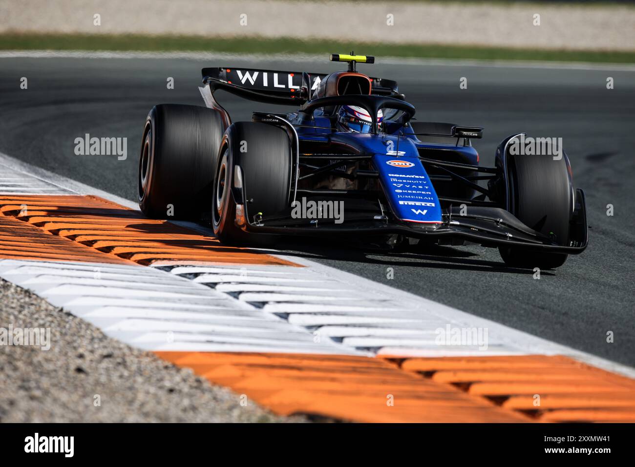 02 SARGEANT Logan (usa), Williams Racing FW46, Action während des Formel 1 Heineken Dutch Grand Prix 2024, 15. Runde der Formel 1 Weltmeisterschaft 2024 vom 23. Bis 25. August 2024 auf dem Circuit Zandvoort, in Zandvoort, Niederlande Stockfoto