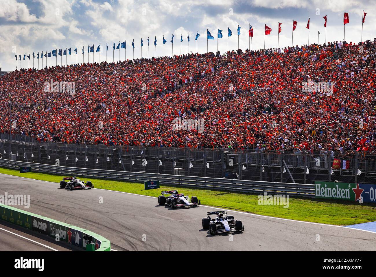 02 SARGEANT Logan (usa), Williams Racing FW46, Action während des Formel 1 Heineken Dutch Grand Prix 2024, 15. Runde der Formel 1 Weltmeisterschaft 2024 vom 23. Bis 25. August 2024 auf dem Circuit Zandvoort, in Zandvoort, Niederlande Stockfoto