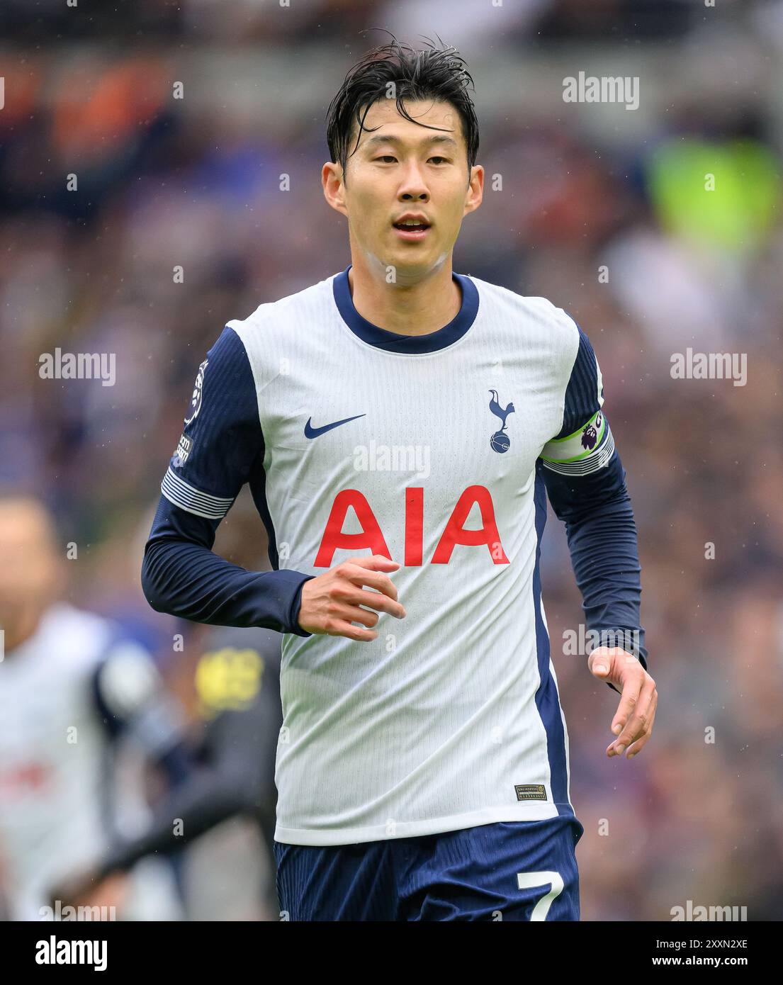 London, Großbritannien - Tottenham gegen Everton - Premier League - Tottenham Hotspur Stadium. Tottenhams Sohn Heung-Min in Aktion. Bildnachweis: Mark Pain / Alamy Live News Stockfoto