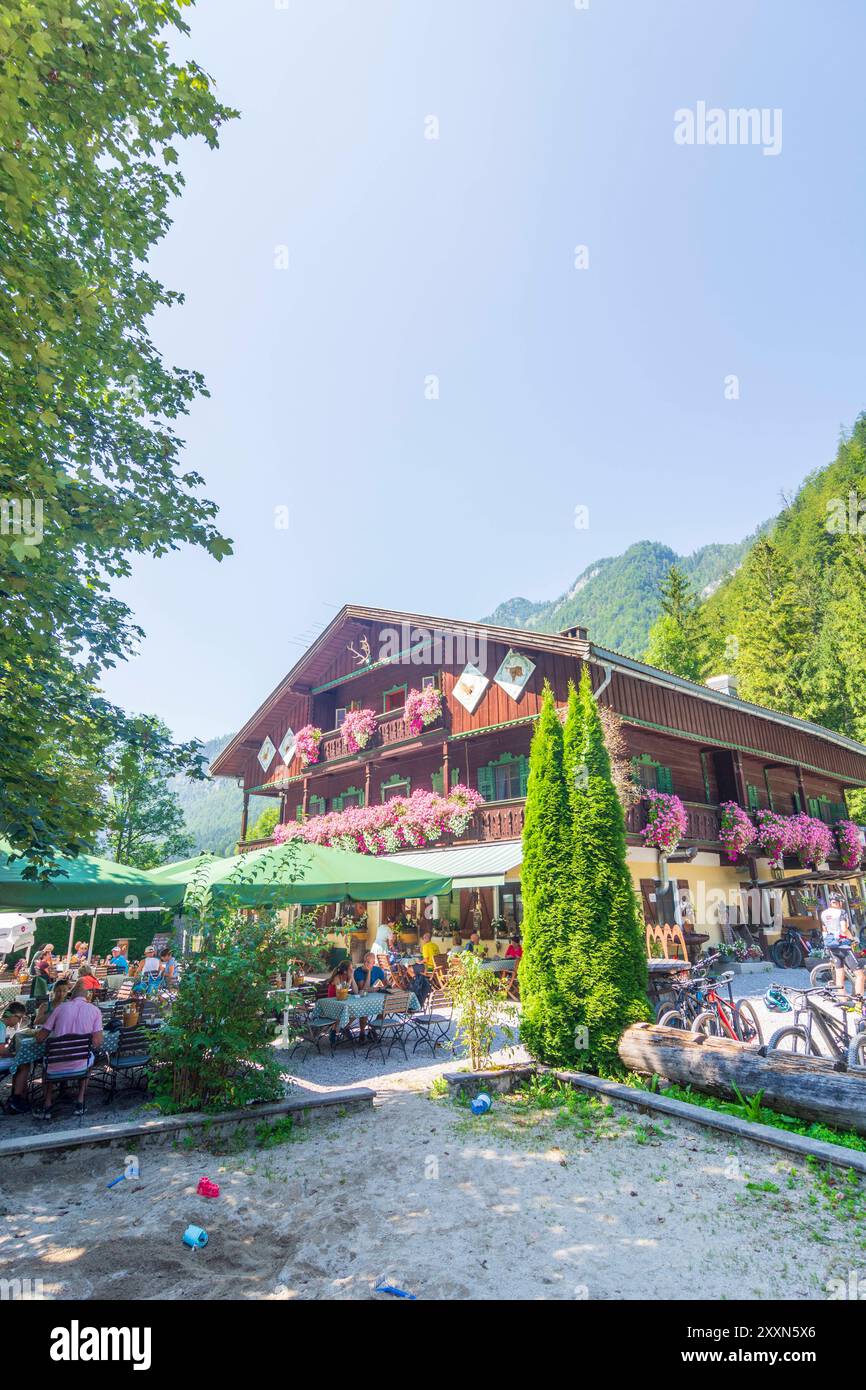 Restaurant Kaiserhaus Brandenberg Alpbachtal Tirol, Tirol Österreich Stockfoto