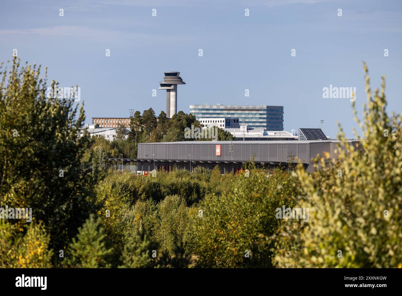 Flughafen Arlanda, nördlich von Stockholm, Schweden, samstags. Im Bild: Stockfoto