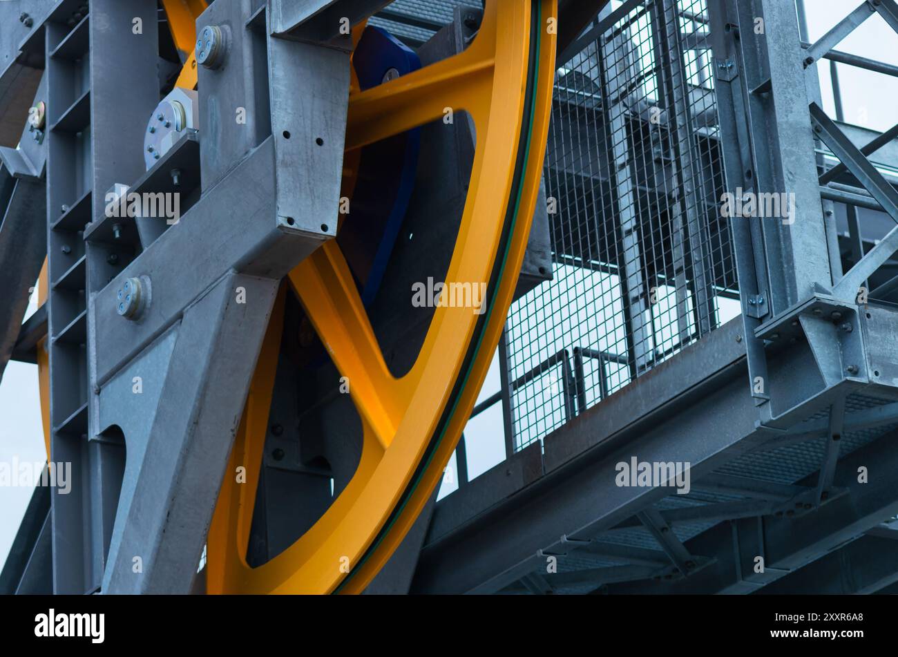 Gondoloa Wheel Jackson Hole Wyoming Stockfoto