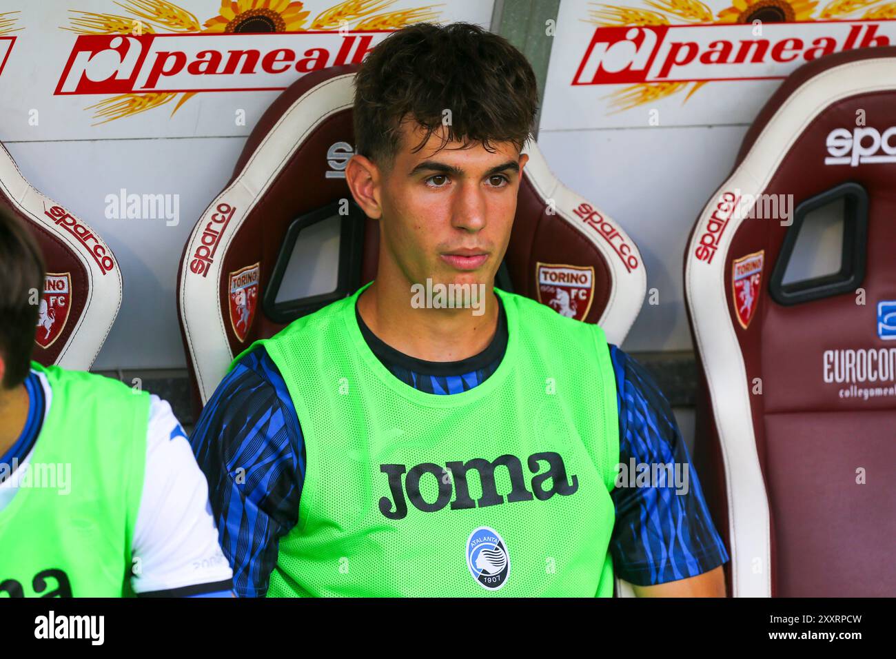 Alberto Manzoni von Atalanta BC während des Spiels der Serie A zwischen Torino FC und Atalanta BC am 25. August 2024 im Olympischen Stadion Grande Torino in Turin Stockfoto