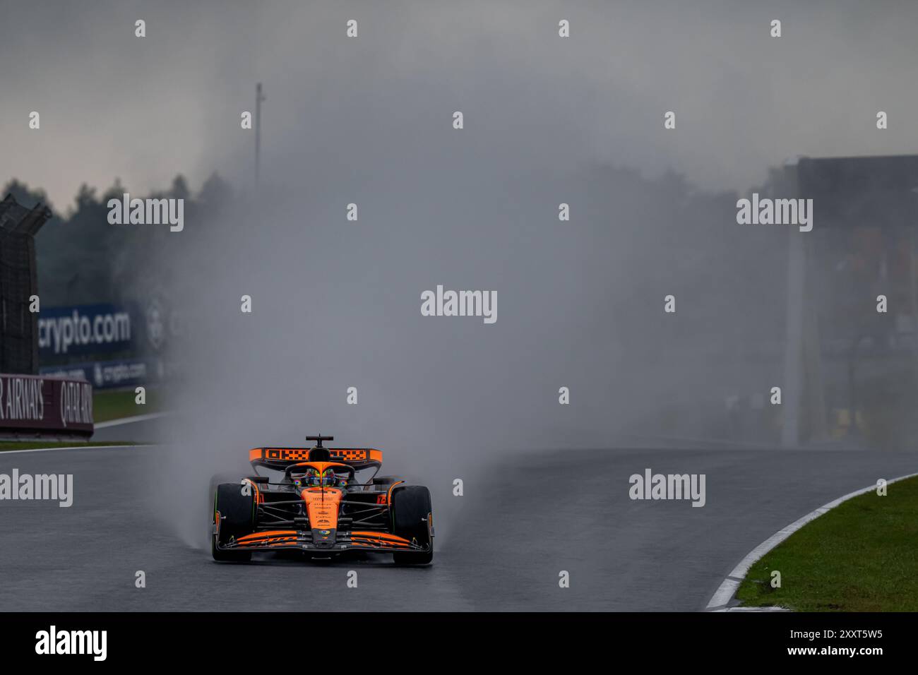 CIRCUIT ZANDVOORT, NIEDERLANDE - 24. AUGUST: Oscar Piastri, McLaren F1 aus Australien während des Großen Preises der Niederlande auf dem Circuit Zandvoort am Samstag, 24. August 2024 in Zandvoort, Niederlande. (Foto: Michael Potts/BSR Agency) Stockfoto