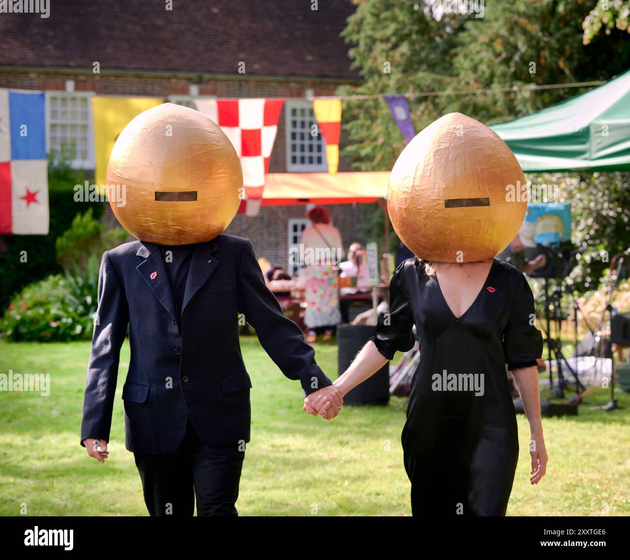 Muddles Green, Großbritannien. August 2024. Die Gäste des jährlichen