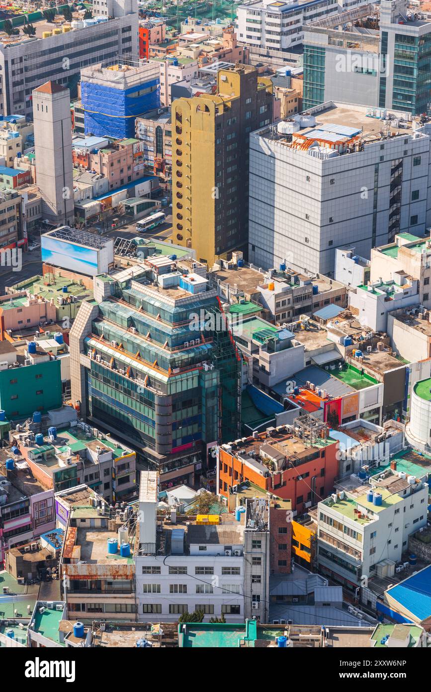 Innenstadt von Busan, Südkorea. Stockfoto
