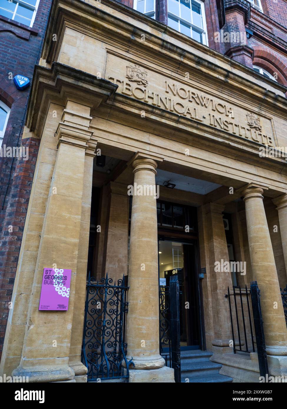 St Georges, Norwich University of the Arts, Norwich, Norfolk, England, Vereinigtes Königreich, GB Stockfoto