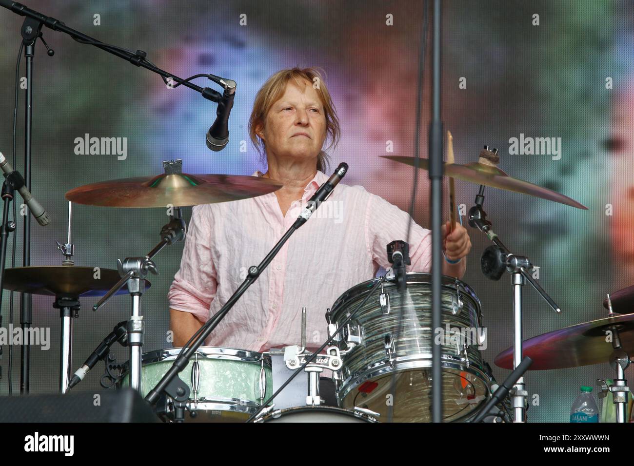 London, Großbritannien. August 2024. 25. August 2024 London Ukyo La Tengo Auftritt beim ALL Points East Festival im Victoria Park Credit: Glamourstock/Alamy Live News Stockfoto