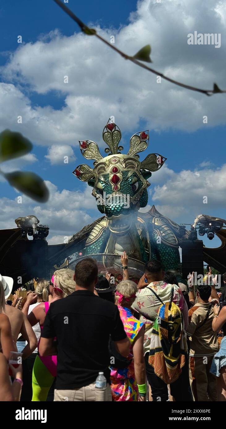 Stage Tomorrowland 2024 Boom Belgien europa Stockfoto