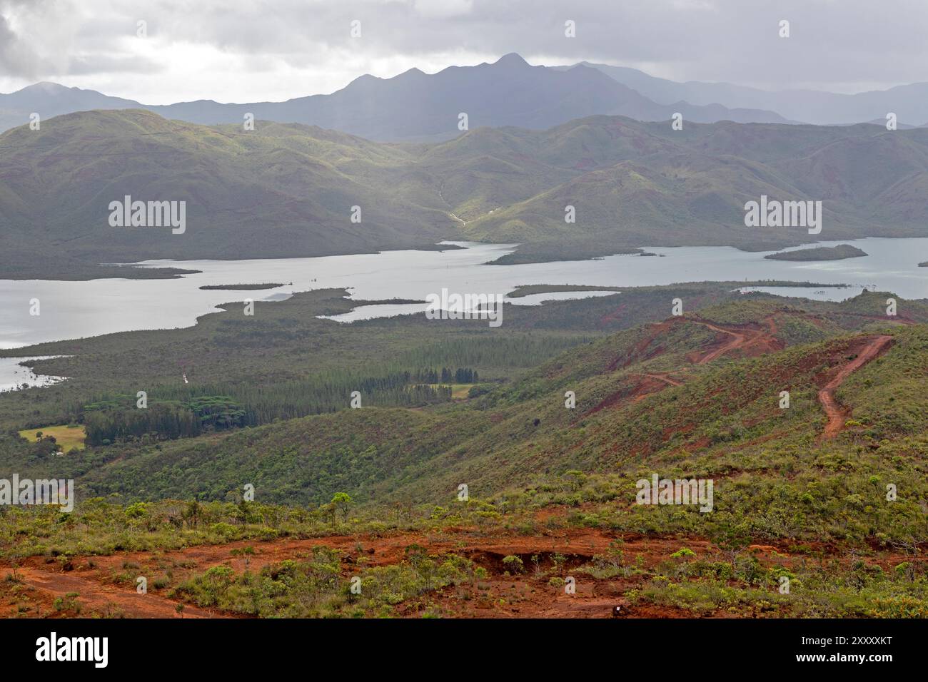 Yate Lake, Blue River Provincial Park Stockfoto