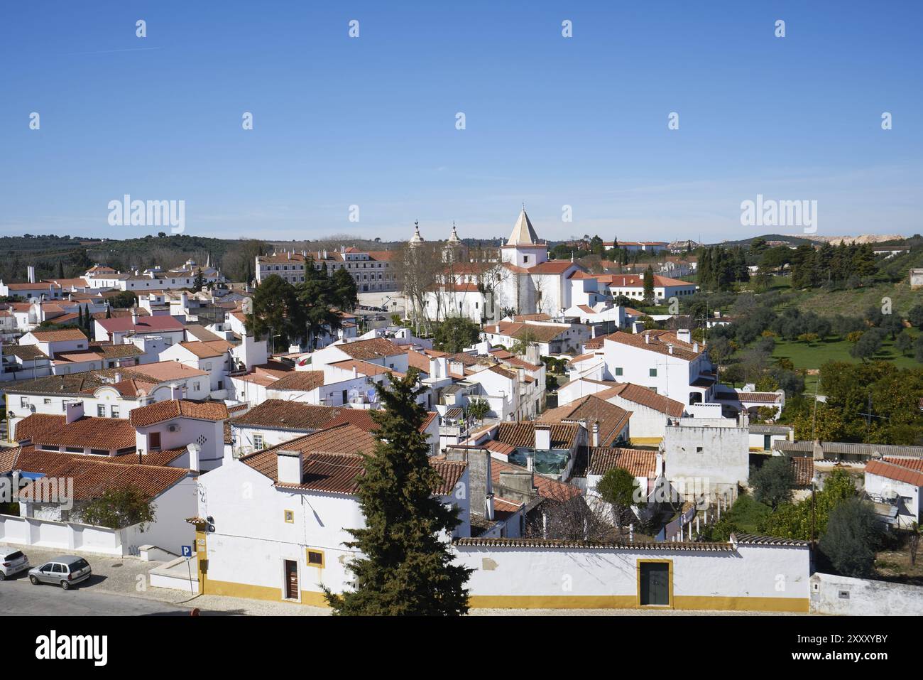 Vila Vicosa Gebäude in der Burg in Alentejo, Portugal, Europa Stockfoto