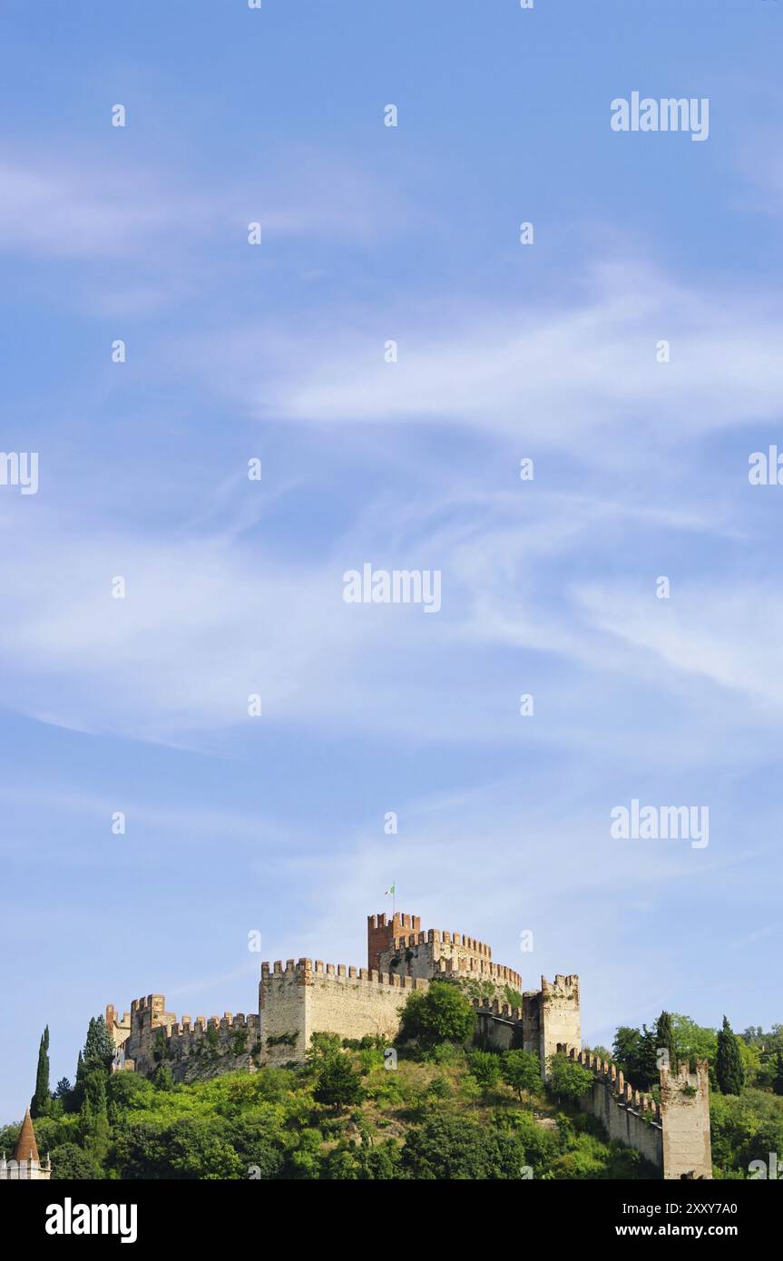 Soave Castello 03 Stockfoto