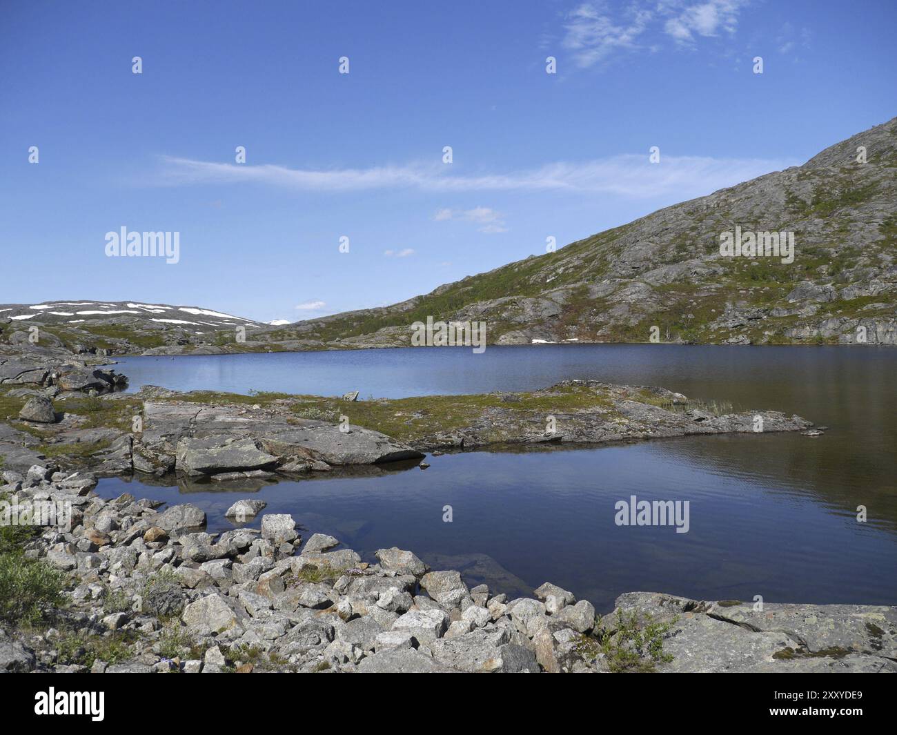 Aus Wikipedia: Bjornfjell ist ein Berg- und Ferienhausdorf in der Gemeinde Narvik im norwegischen Nordland. Es befindet sich in der Nähe von Stockfoto