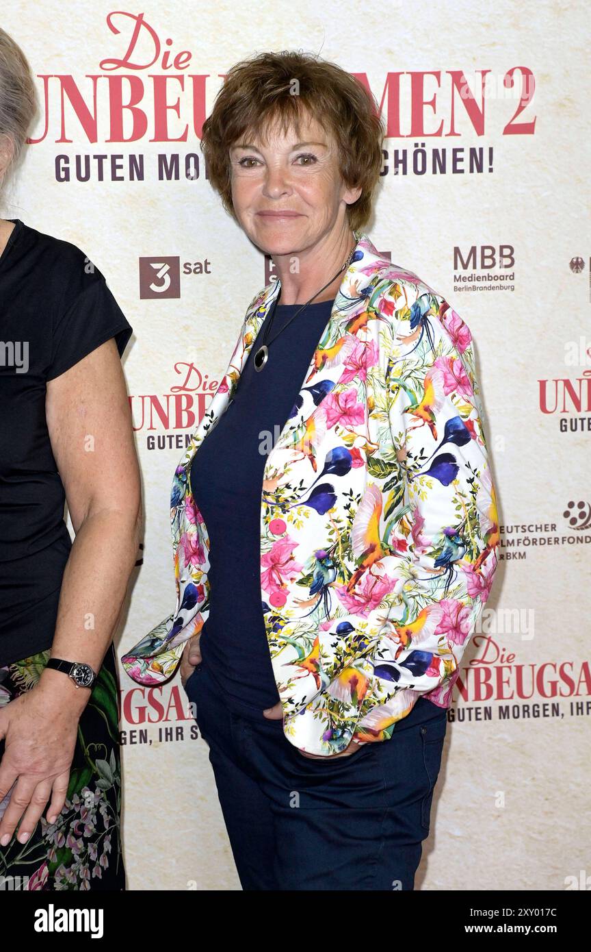 Katrin Sass bei der Premiere des Dokumentarfilms die Unbeugsamen 2 - Guten Morgen, ihr schön im Kino in der Kulturbrauerei. Berlin, 26.08.2024 *** Katrin Sass bei der Premiere des Dokumentarfilms die Unbeugsamen 2 Guten Morgen, ihr schön im Kino in der Kulturbrauerei Berlin, 26 08 2024 Foto:XF.xKernx/xFuturexImagex unbeugsamen 4835 Stockfoto