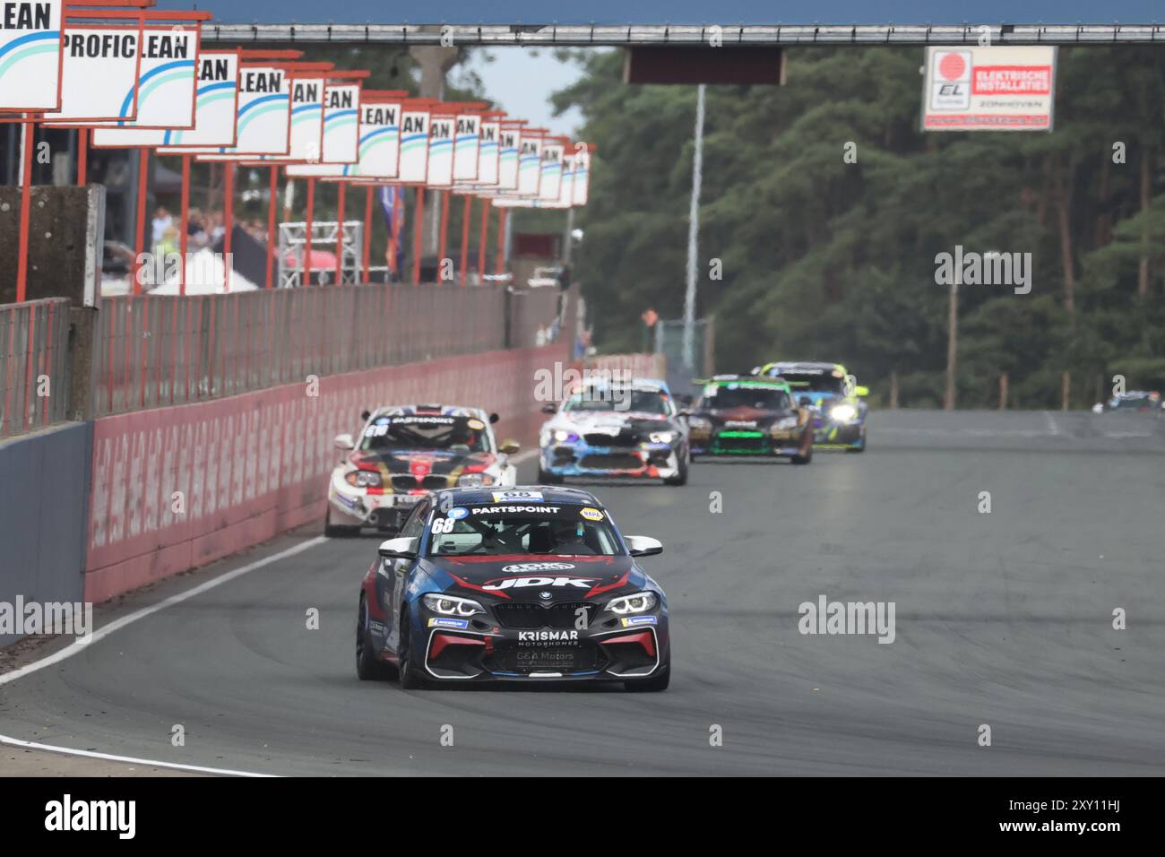 #68 Julie Kenis (BEL), Juna-Jane de Keersmaecker (BEL), Beitske Visser (NLD), Sandra Van der Sloot (NLD), BMW M2 CS Racing, Team: JDK by G&A Racing (BEL) Motorsport, 24 Stunden Rennen Zolder, Belgien, 24.08.2024 Foto: Eibner-Pressefoto/Juergen Augst Stockfoto