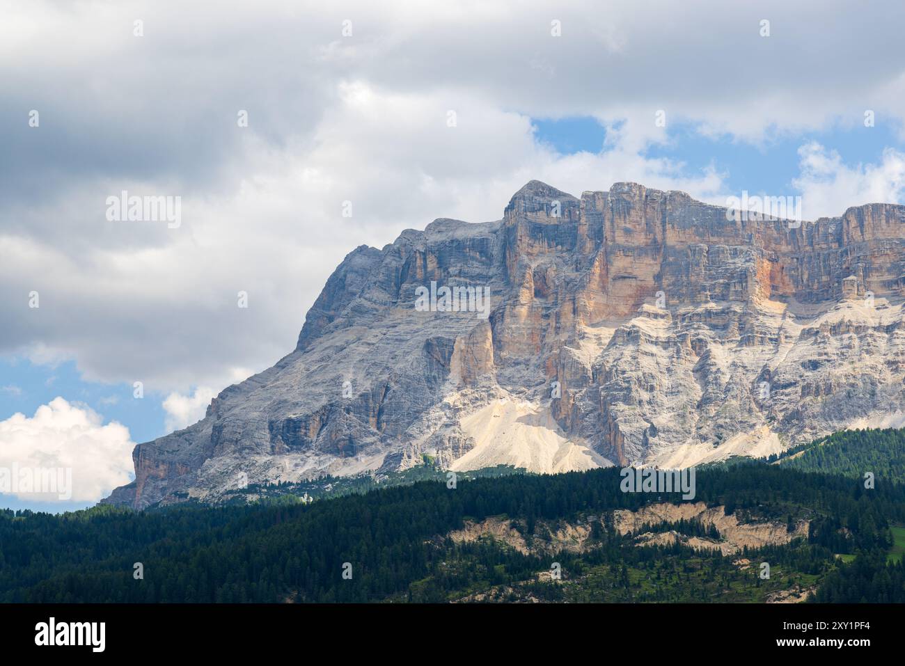 Wandern in der Nähe von La Villa - Val Badia - Alta Badia - Italien Stockfoto